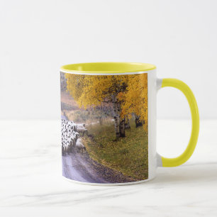 Sheep on Country Road Mug