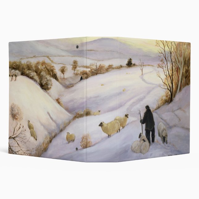 Sheep on the ridge binder (Background)