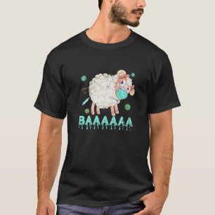 Sheep Or Sheeple Anti Vaccine Mask Sheep Wearing F T-Shirt