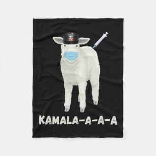 Sheep Or Sheeple Vote Kamala 2024  Fleece Blanket