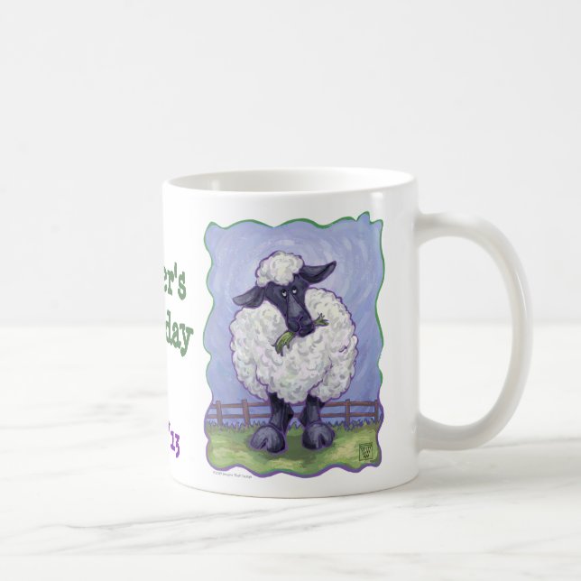 Sheep Party Centre Coffee Mug (Right)