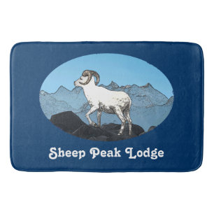 Sheep Peak Lodge Bath Mat