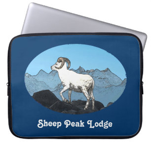Sheep Peak Lodge Laptop Sleeve