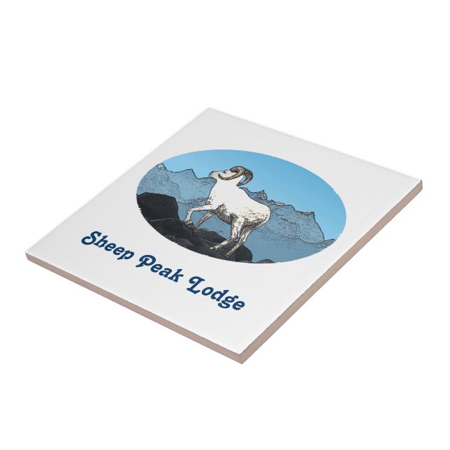 Sheep Peak Lodge Tile (Side)