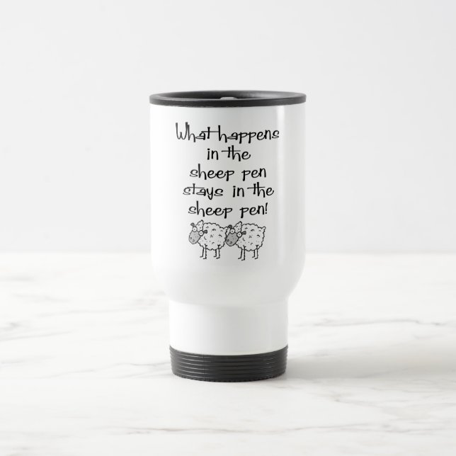 Sheep Pen Travel Mug (Center)
