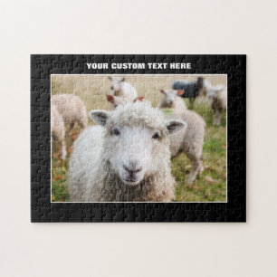 Sheep Personalized Jigsaw Puzzle