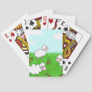 Sheep Playing Cards