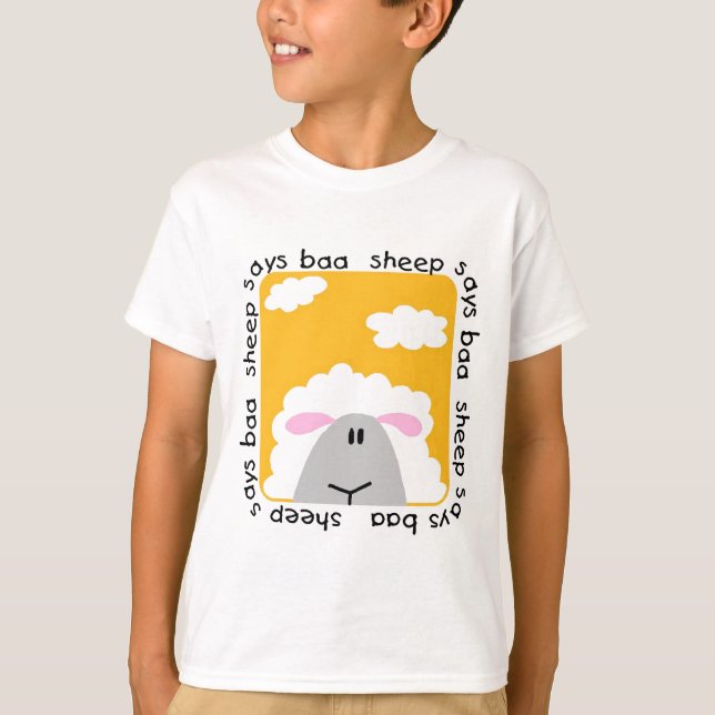 Sheep Says Baa T-shirts and Gifts (Front)