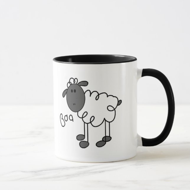 Sheep Says Baa Tshirts and Gifts Mug (Right)