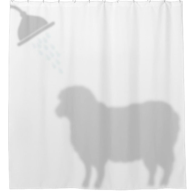 Sheep Shadow Silhouette Shadow Buddies Shower (Front)