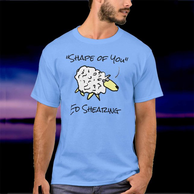 Sheep Sings Shape of You - T-Shirt (Creator Uploaded)