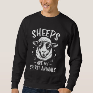 Sheep Spirit Animal Funny Sheep Sweatshirt
