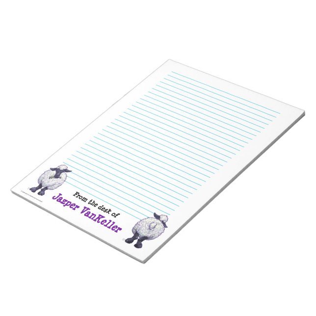 Sheep Stationery Notepad (Angled)