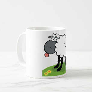 Sheep Sticking Tongue Out Coffee Mug