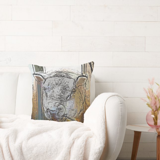 SHEEP THROW PILLOW (Couch)