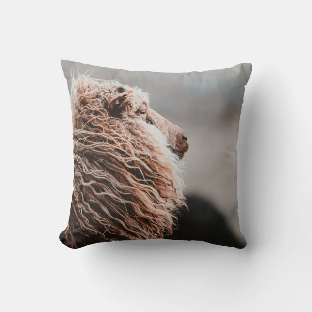 SHEEP THROW PILLOW (Front)