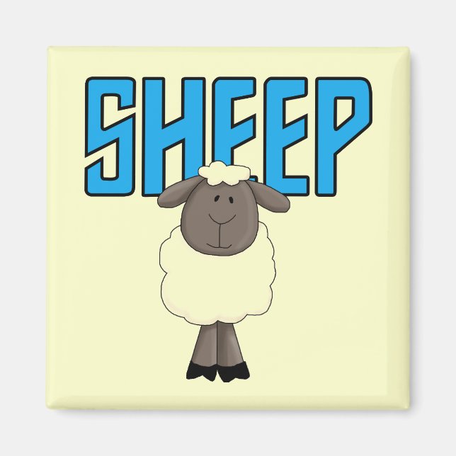 Sheep Tshirts and Gifts Magnet (Front)