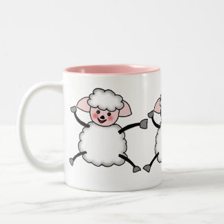 sheep Two-Tone coffee mug
