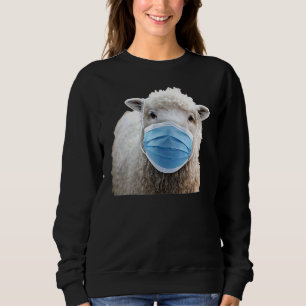 Sheep Wearing Mask Anti Mask Sweatshirt