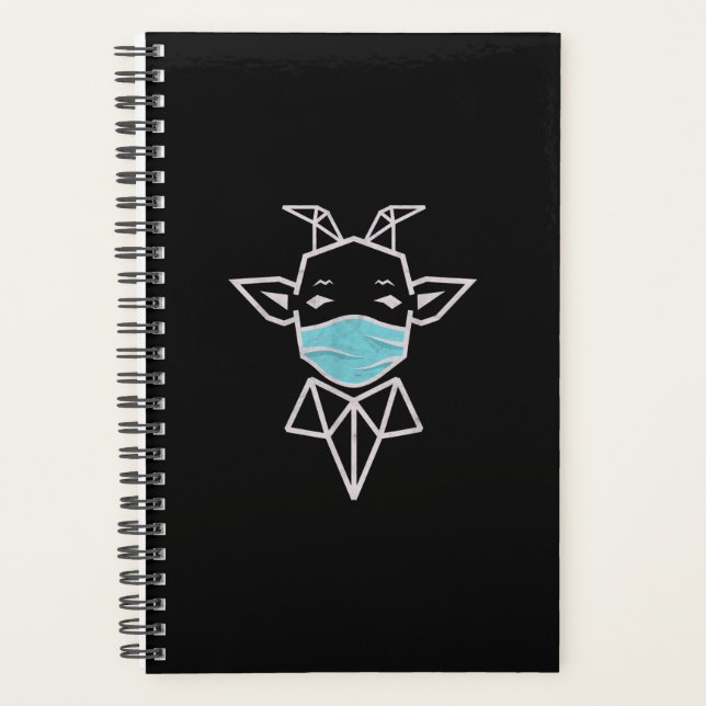 Sheep Wearing Mask | Simple Sheep Present Planner (Front)