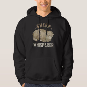 Sheep Whisperer Farmer Farm Animal Cute Sheep Hoodie