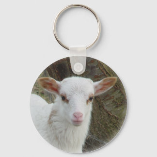 Sheep - White Lamb Keychain