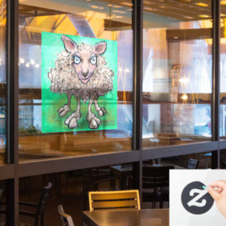 Sheep Window Cling