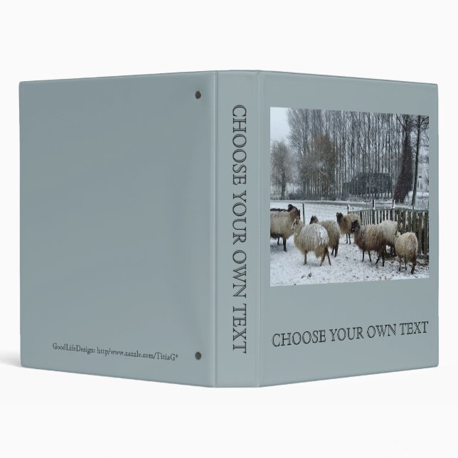 Sheep - Winter season Binder (Background)