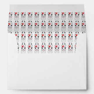 “Sheep with Hearts" Envelopes