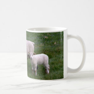 Sheep with lamb coffee mug