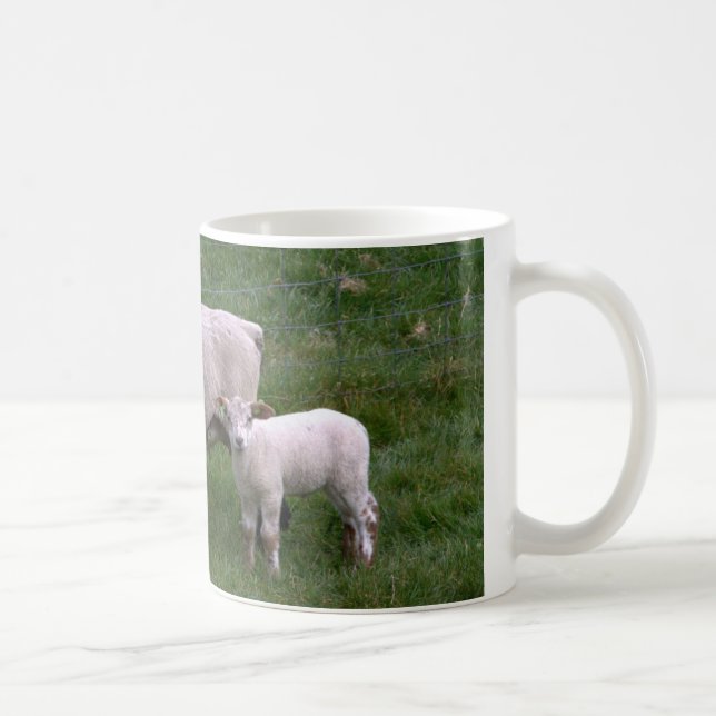 Sheep with lamb coffee mug (Right)