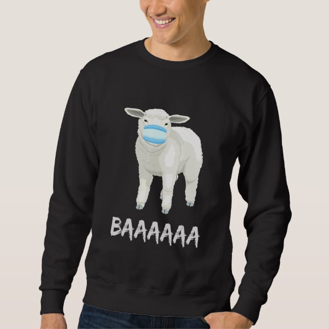 Sheep With Mask . Sweatshirt (Front)