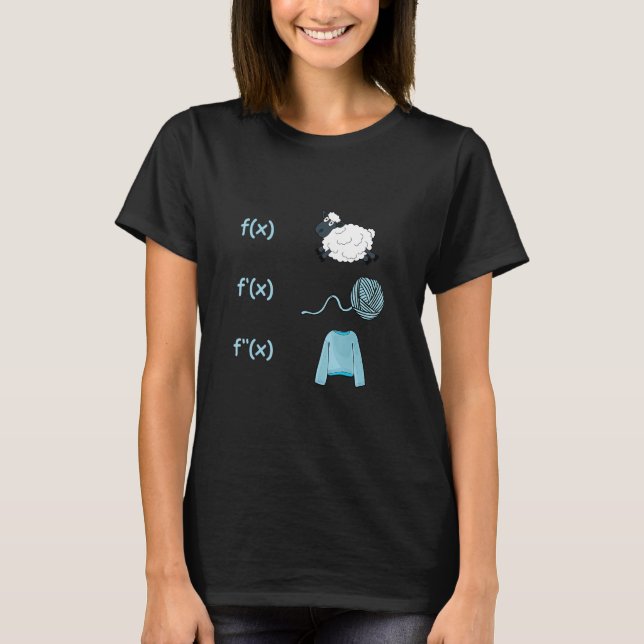 sheep wool sweater derivative f(x) algebra teacher (Front)