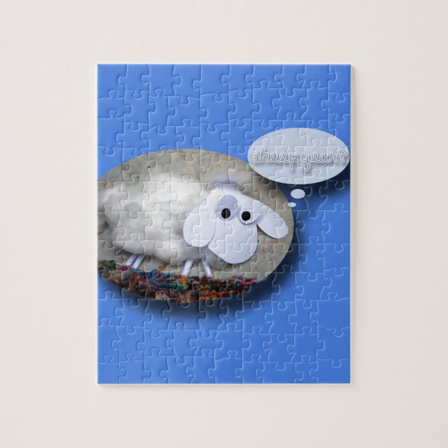 Sheep Year? Chinese New Year 2015 Jigsaw Puzzle (Vertical)