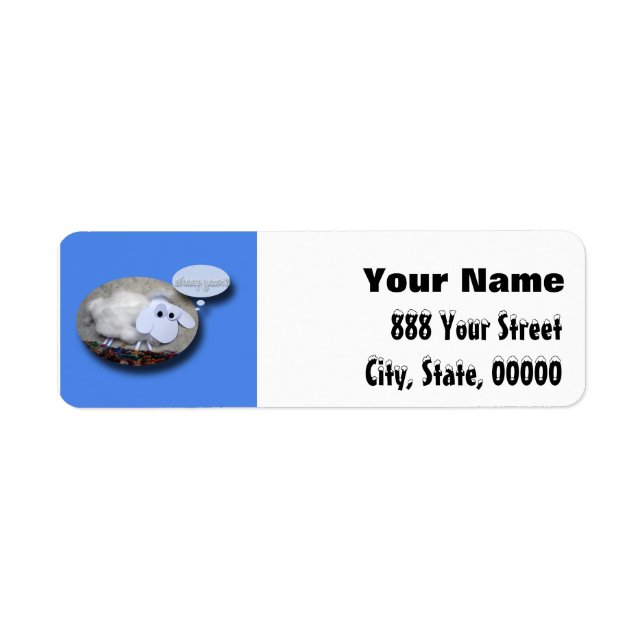 Sheep Year Cute Chinese New Year Birthday Zodiac L (Front)