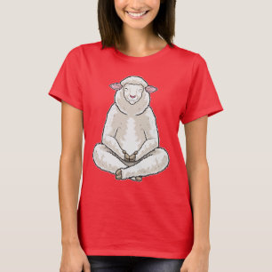 Sheep Yoga Fitness Meditation T-Shirt