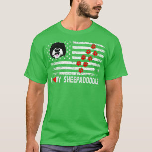 Sheepadle American Flag 4th Of July Patriotic Dood T-Shirt