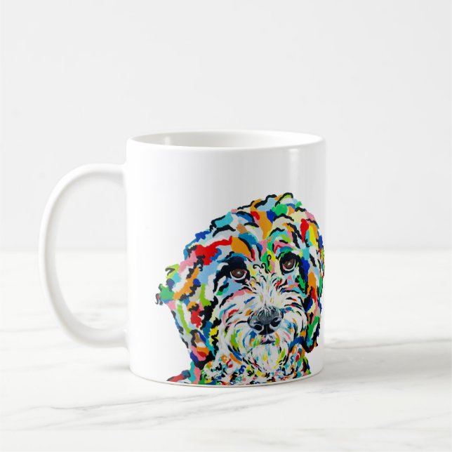 Sheepadoodle 11 oz. Coffee Mug (Left)