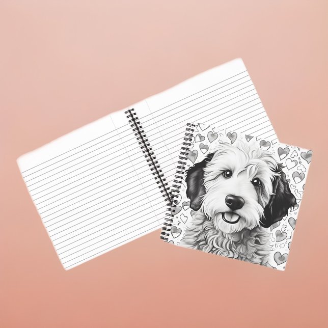 Sheepadoodle Carnet de chiot (Sheepadoodle Puppy Notebook)