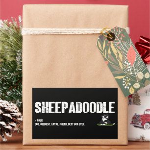 Sheepadoodle Dog Definition, Doodle Dog Noun Gifts Sticker