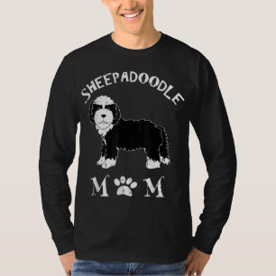 Sheepadoodle Mom Puppy Cute Pet Animal Dog Lover G T-Shirt