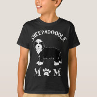 Sheepadoodle Mom Puppy Cute Pet Animal Dog Lover G