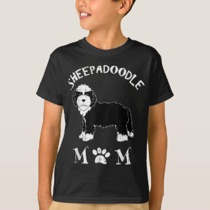 Sheepadoodle Mom Puppy Cute Pet Animal Dog Lover G T-Shirt