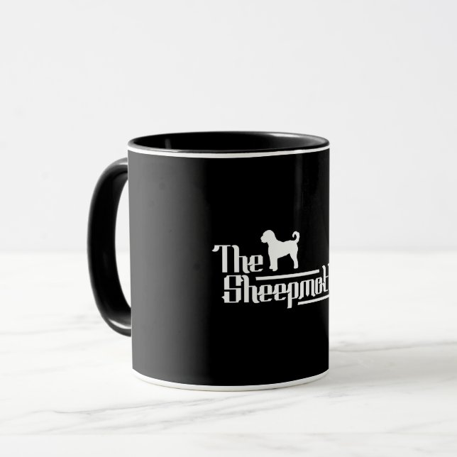 Sheepadoodle Mom Sheepmother Mug (Front Left)