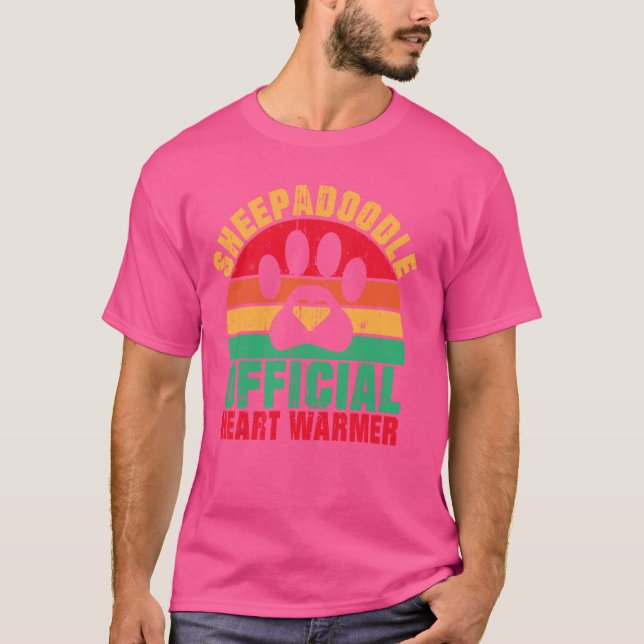 Sheepadoodle Official Heart Warmer Sheepadoodle T-Shirt (Front)