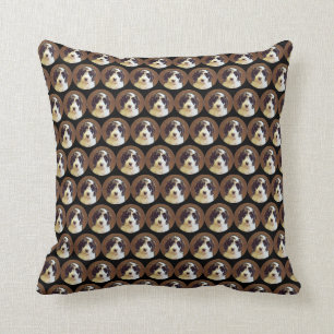 Sheepadoodle Throw Pillow