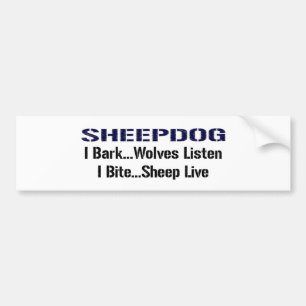 Sheepdog Bumper Sticker