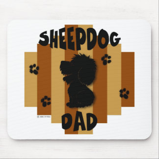 Sheepdog Dad Mousepad