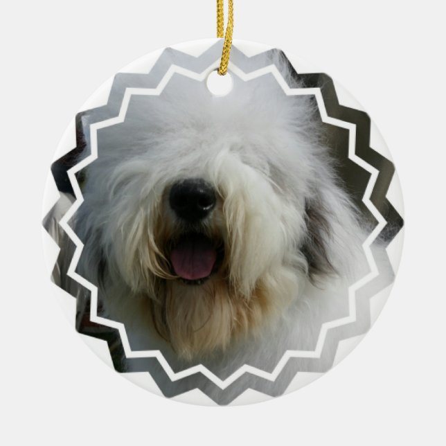 Sheepdog Ornament (Front)