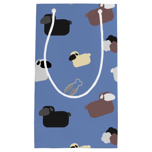 Sheeps & Shears Small Gift Bag (Front)